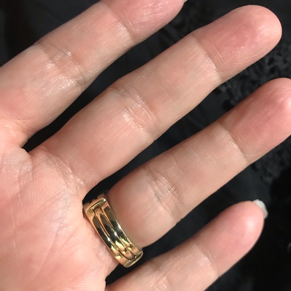 Preowned 14k genuine diamond ring w/enhancer - Picture 5 of 5